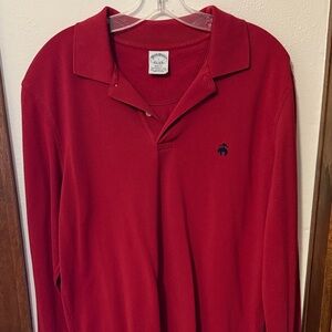 Brooks Brothers Red Long Sleeve Polo Shirt